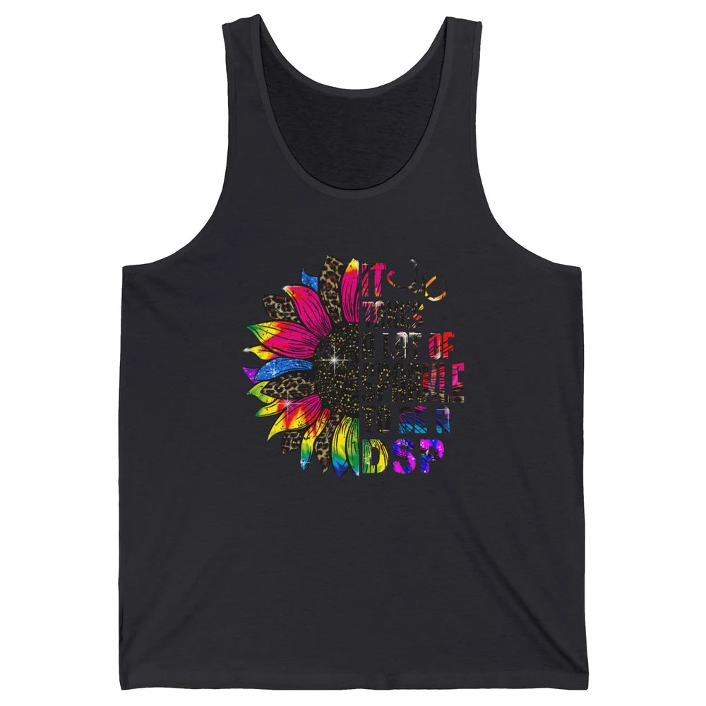 Sunflower DSP Take Sparkle To Be Direct Support Professional Unisex Jersey Tank
