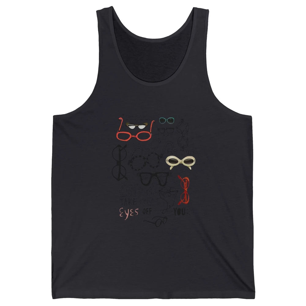 Optometrist Multiple Eyeglasses Hand Drawn Ophthalmologist Unisex Jersey Tank