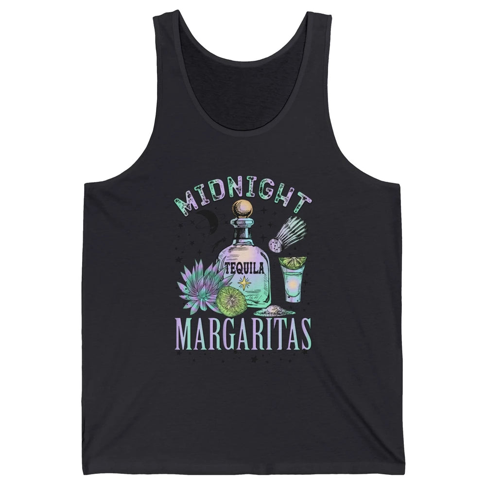 Midnight Tequila Margaritas Lime Tequila Drink Magic Witches Unisex Jersey Tank