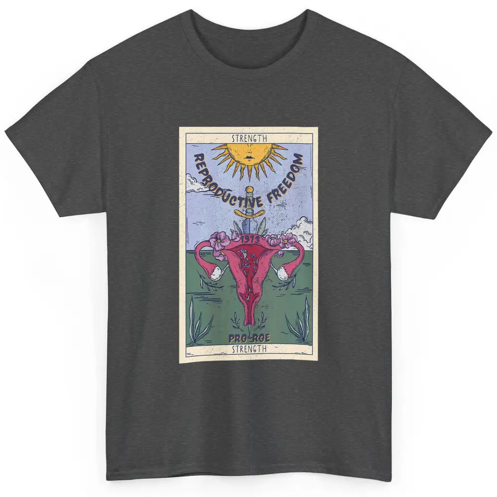 1973 Pro Roe Feminist Strength Tarot Card Mystical Halloween Classic Unisex T-Shirt