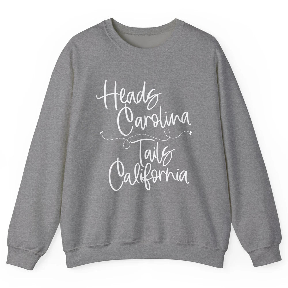 Vintage Heads Carolina Tail California Summer Beach Paradise Unisex Crewneck Sweatshirt