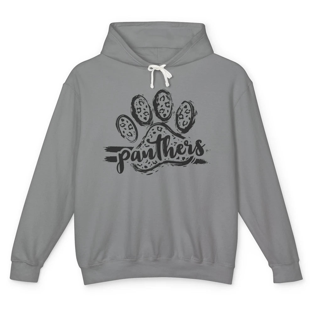 Panthers Paw Leopard Dog Mom Paw Cat Dog Lovers Gift Unisex Lightweight Hoodie