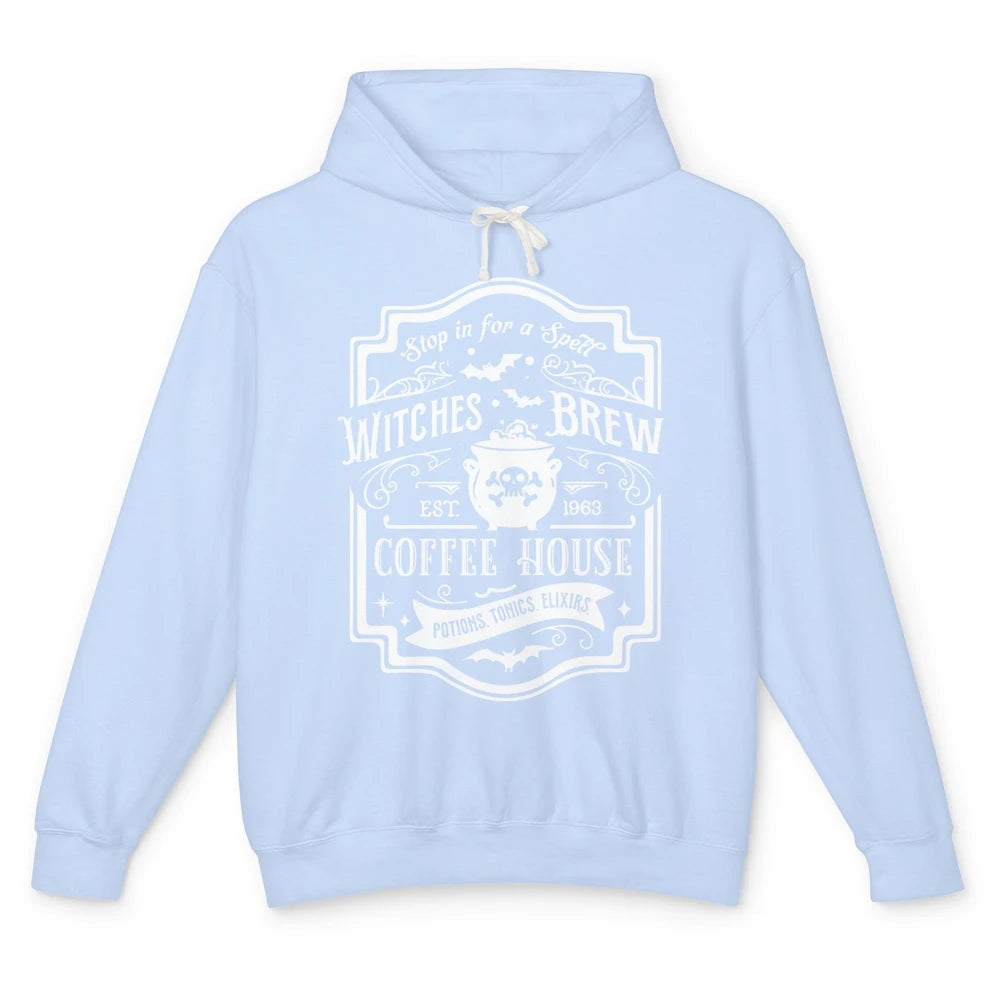 Halloween Witches Brew Coffee House Est 1963 Halloween Witch Unisex Lightweight Hoodie