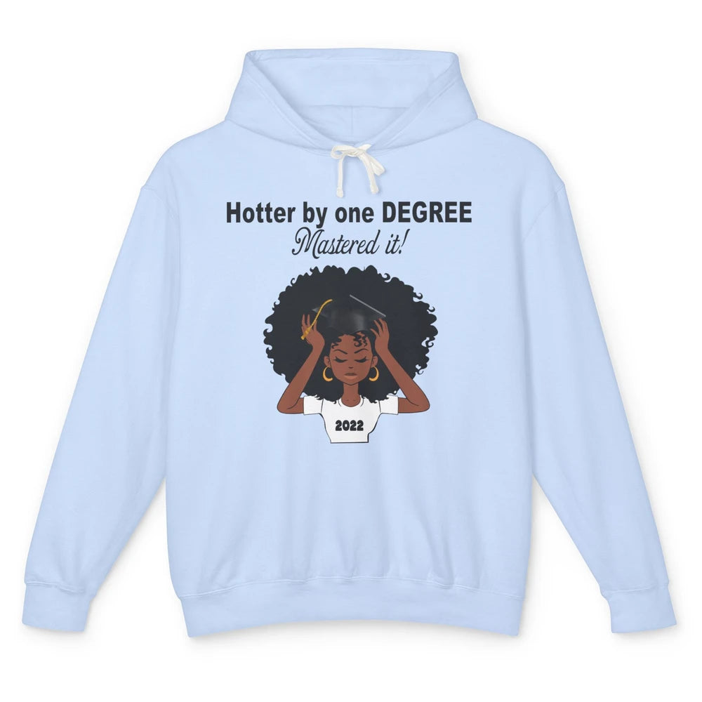 2022 Graduation Gift Mastered It Black And Educated Senior Unisex Lightweight Hoodie