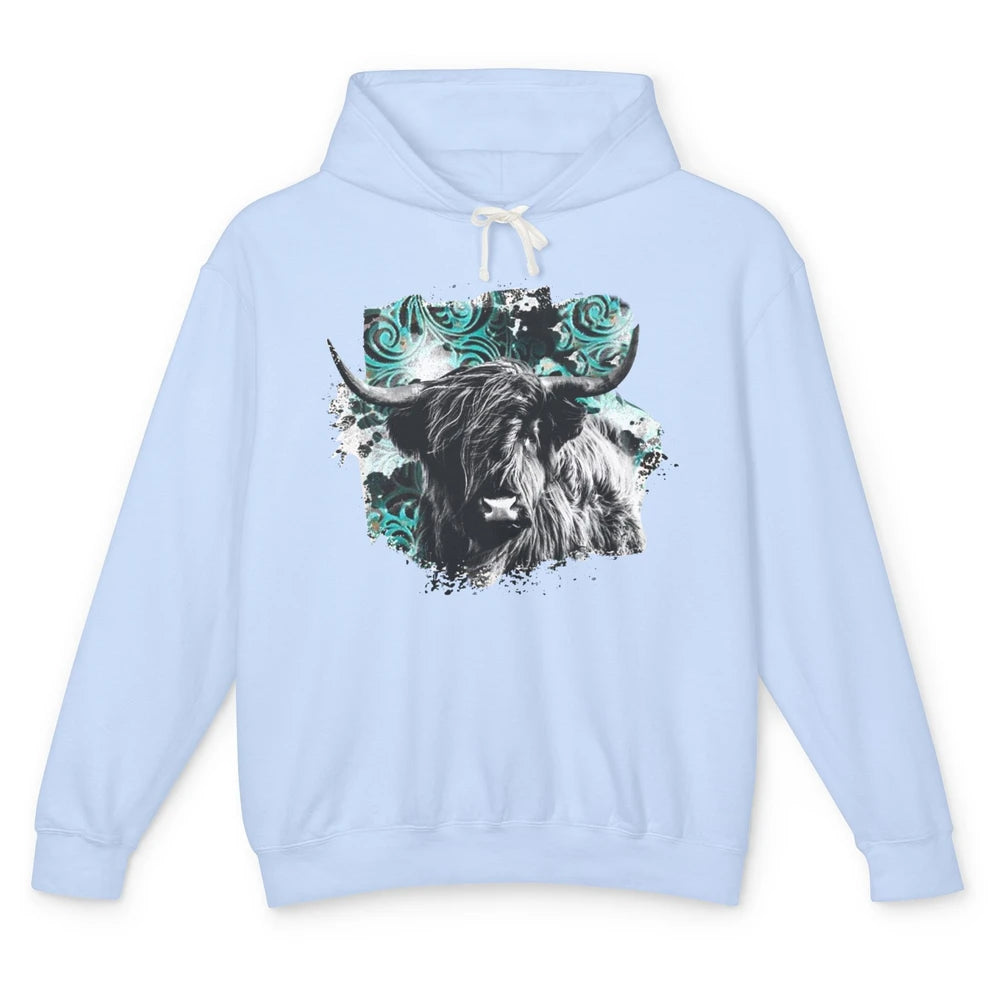Highland Cow Western Country Cow Darling Highland Cow Lovers Unisex Lightweight Hoodie