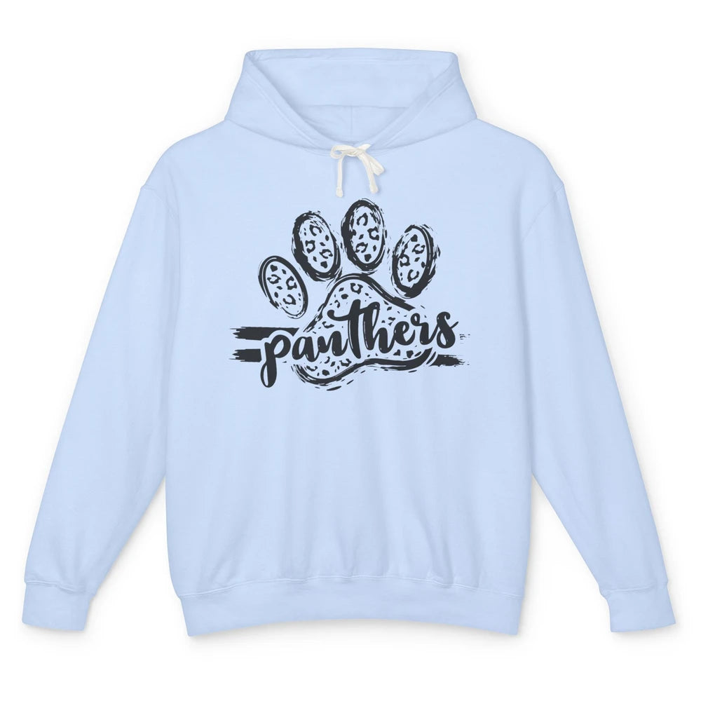 Panthers Paw Leopard Dog Mom Paw Cat Dog Lovers Gift Unisex Lightweight Hoodie