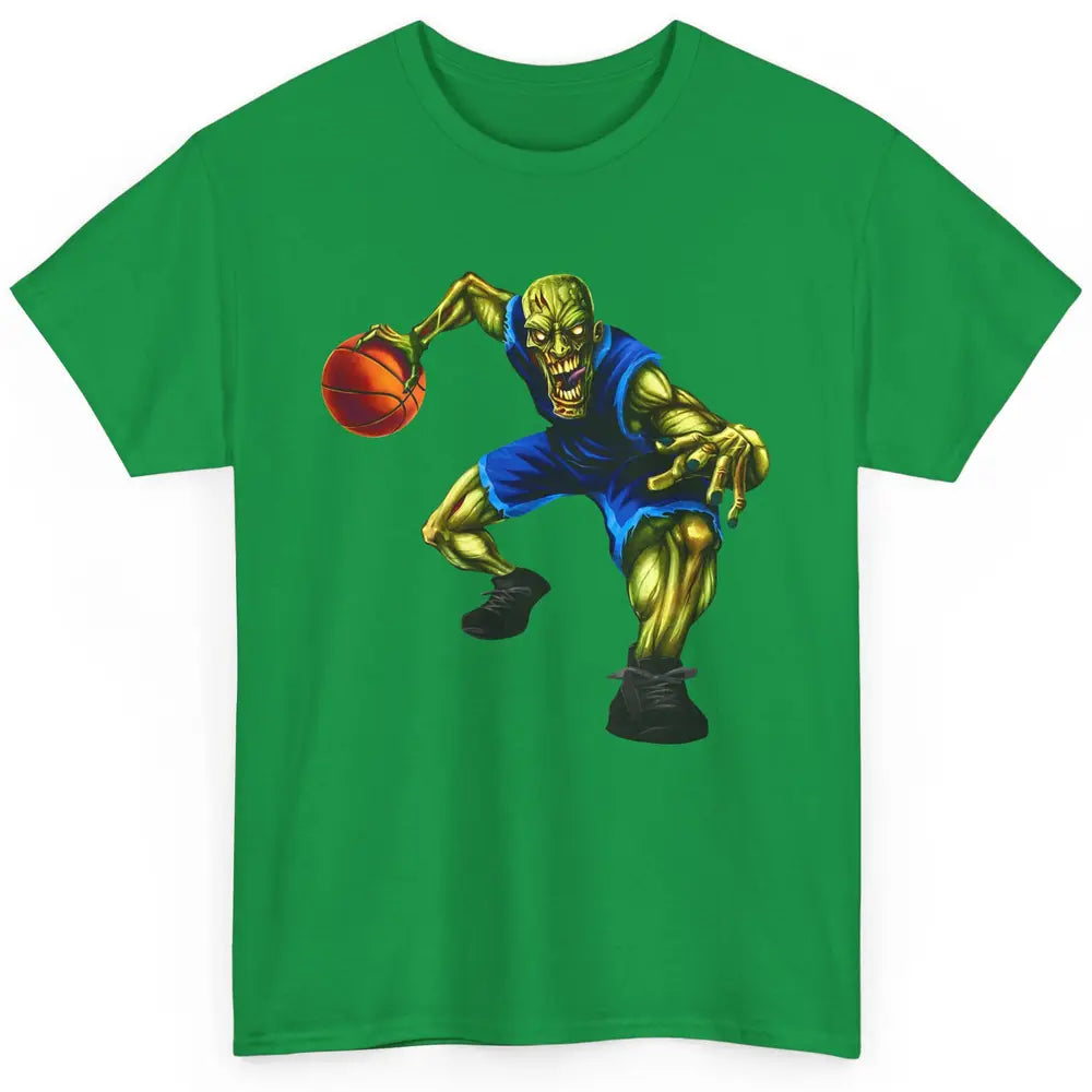 Zombie Basketball Halloween Basketball Players Scary Costume Classic Unisex T-Shirt