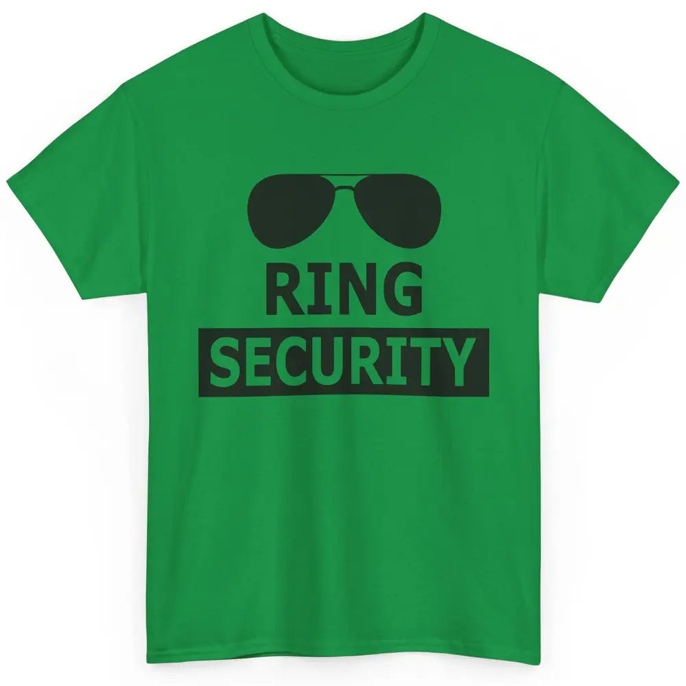 Wedding Ring Security Boy Ring Bearer Wedding Party Classic Unisex T-Shirt