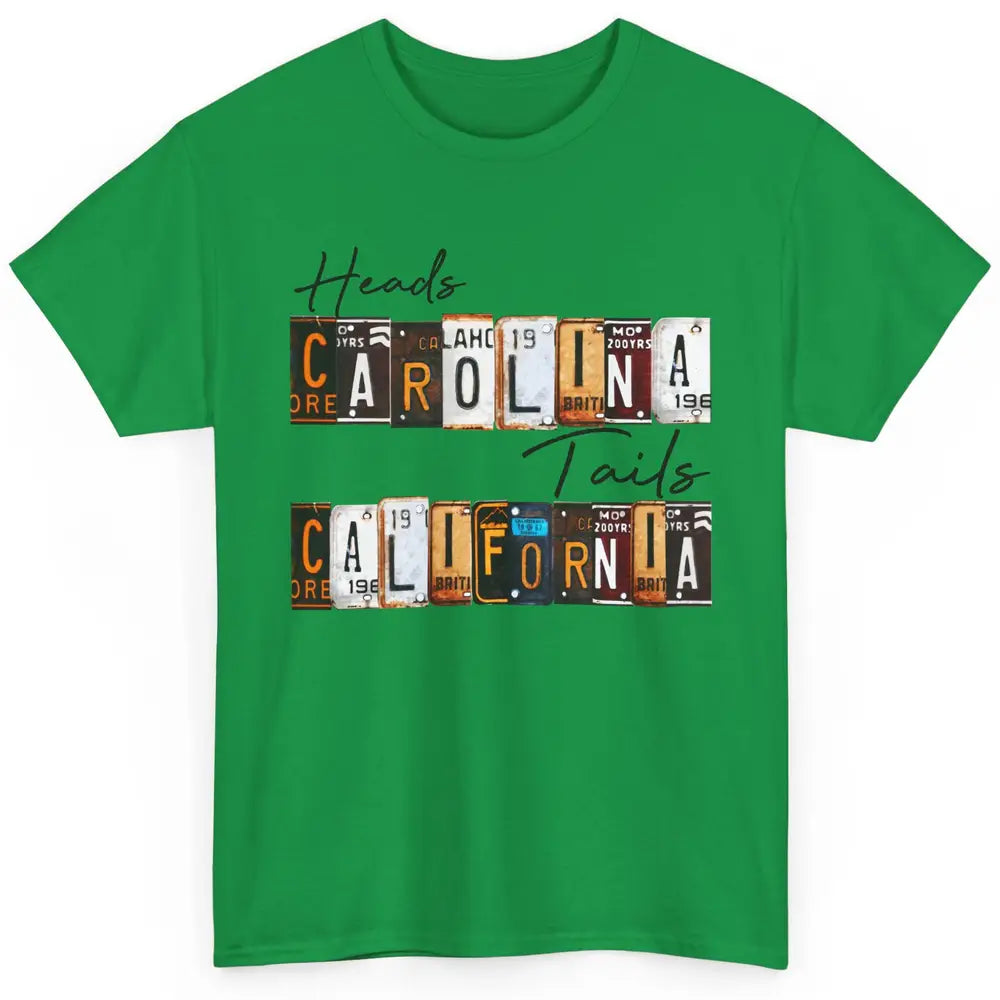 Vintage Heads Carolina Tail California Western Country Gift Classic Unisex T-Shirt