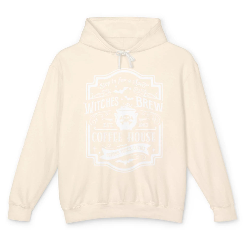 Halloween Witches Brew Coffee House Est 1963 Halloween Witch Unisex Lightweight Hoodie
