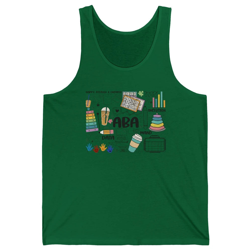 ABA Applied Behavior Analysis Sped Teacher RBT Therapist Unisex Jersey Tank