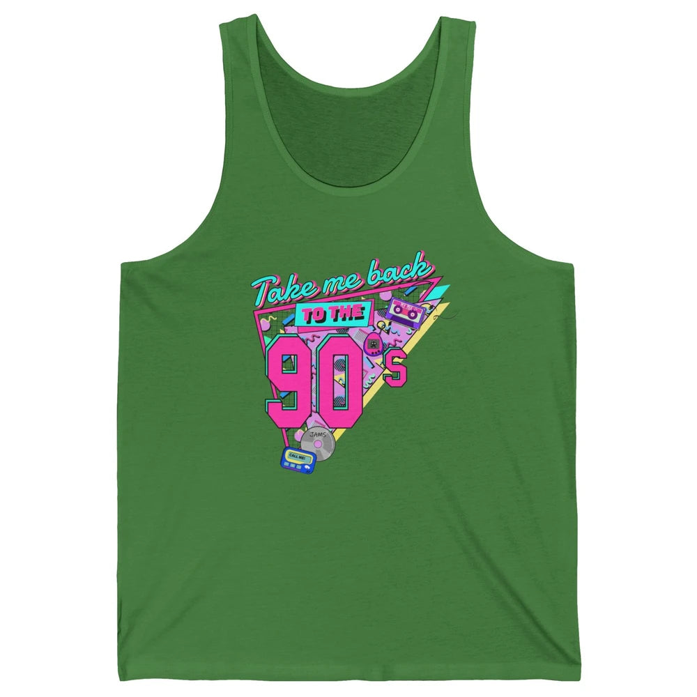 Retro 90s Take Me Back To The 1990s Cassette Made In The 90s Unisex Jersey Tank