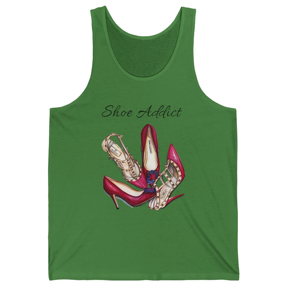 Shoes Addict Women High Heels Shoes Lovers Women Gift Unisex Jersey Tank