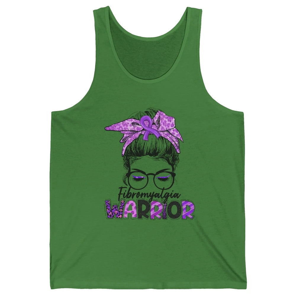 Fibromyalgia Warrior Strong Women Fibromyalgia Awareness Unisex Jersey Tank