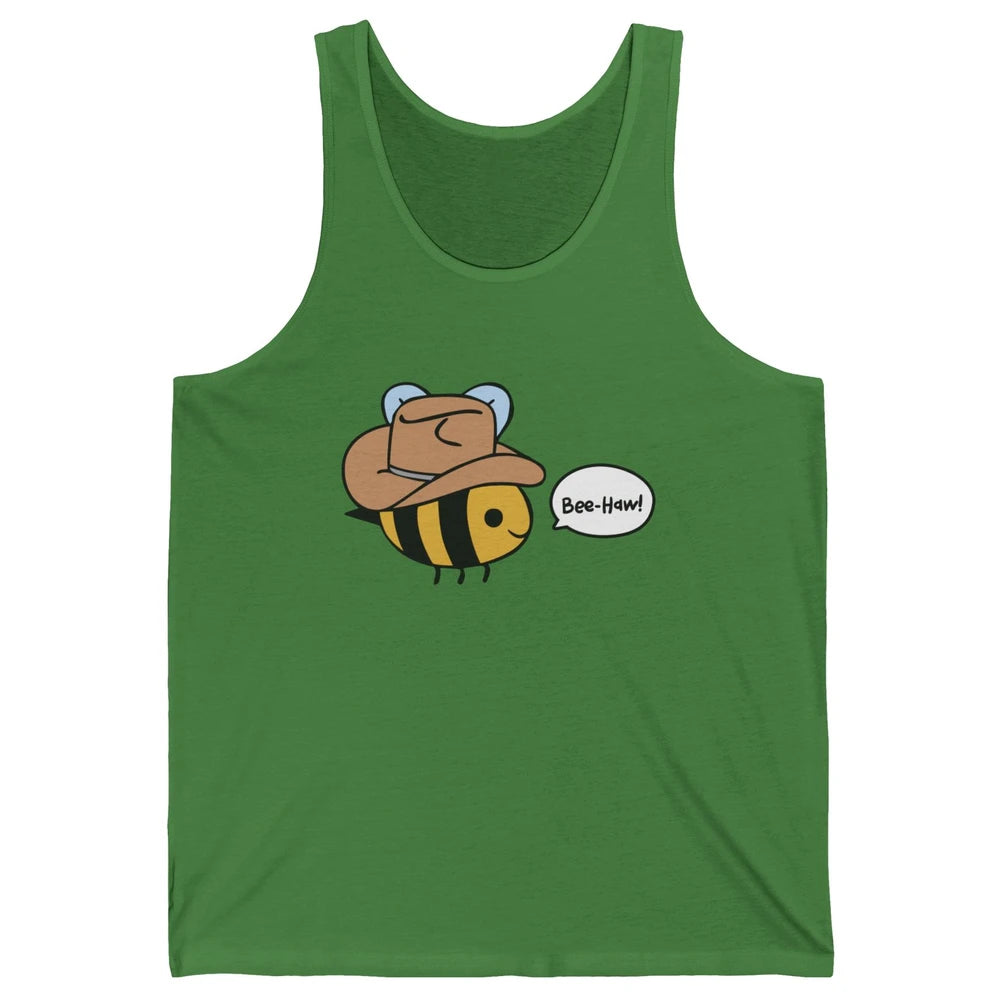 Funny Beehaw Cowboy Bee Lovers Western Country Cowgirl Gift Unisex Jersey Tank