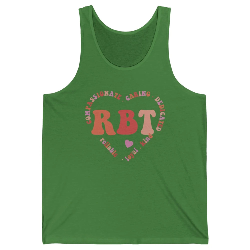 ABA Therapist Valentines Day Applied Behavior Analysis Heart Unisex Jersey Tank