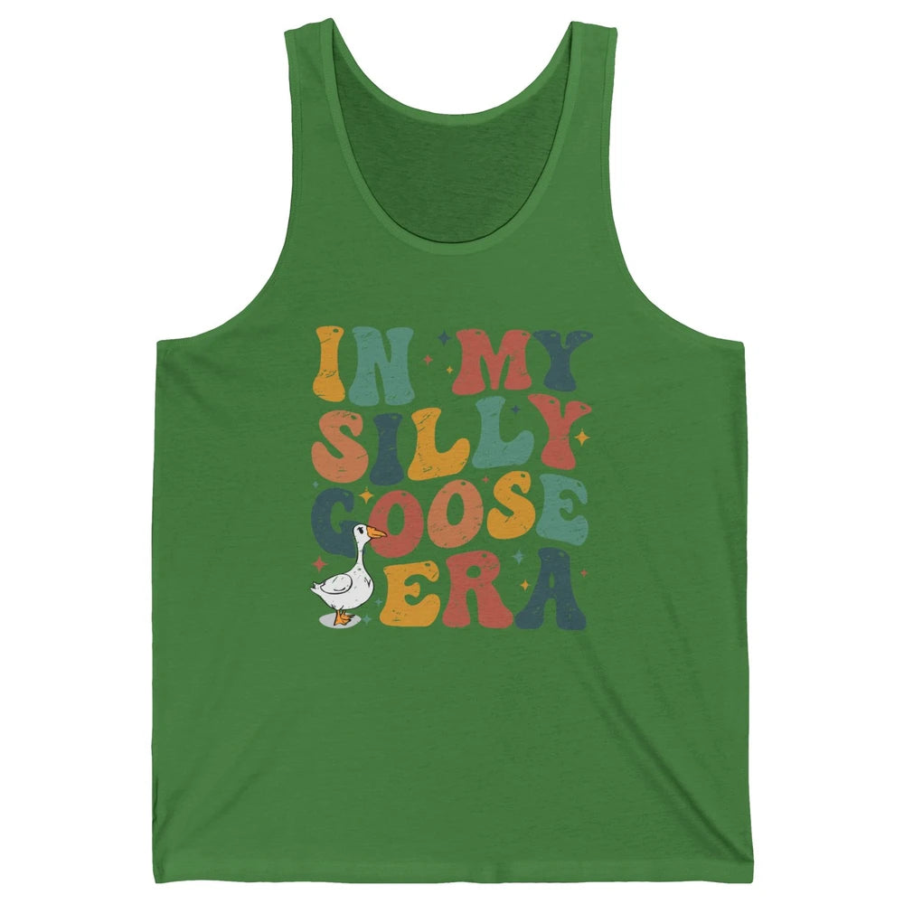 Funny Silly Goose In My Silly Goose Era Sarcastic Goose Meme Unisex Jersey Tank