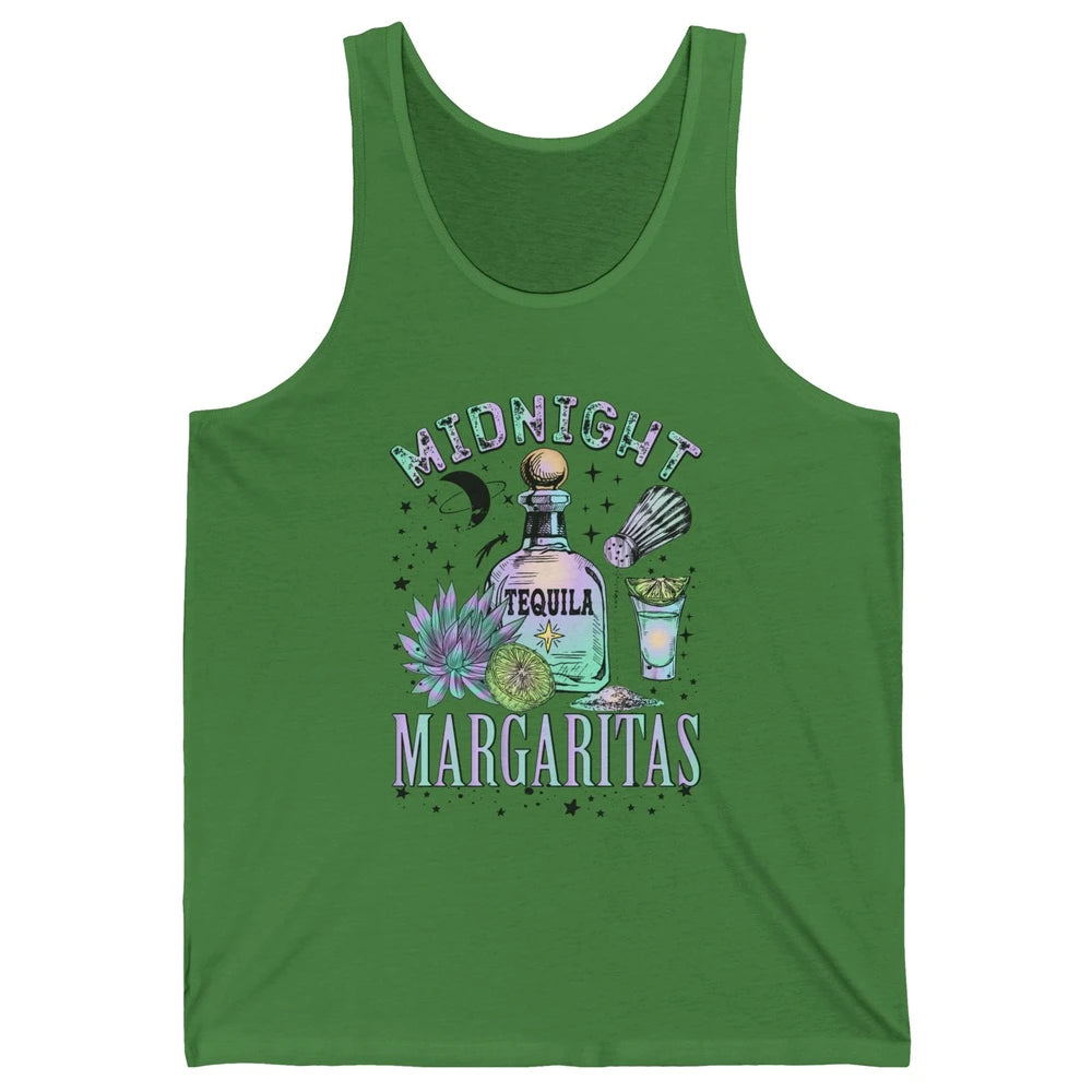 Midnight Tequila Margaritas Lime Tequila Drink Magic Witches Unisex Jersey Tank