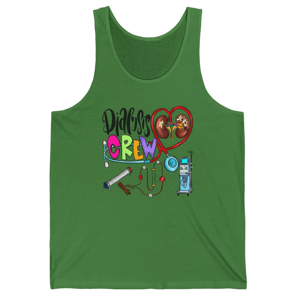 Kidney Dialysis Crew Dialysis Tech Nephrology Hemodialysis Unisex Jersey Tank