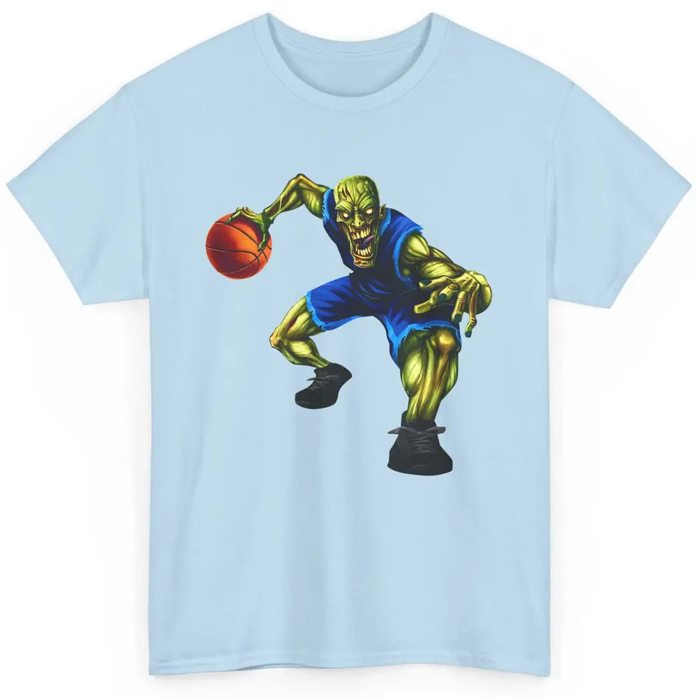 Zombie Basketball Halloween Basketball Players Scary Costume Classic Unisex T-Shirt