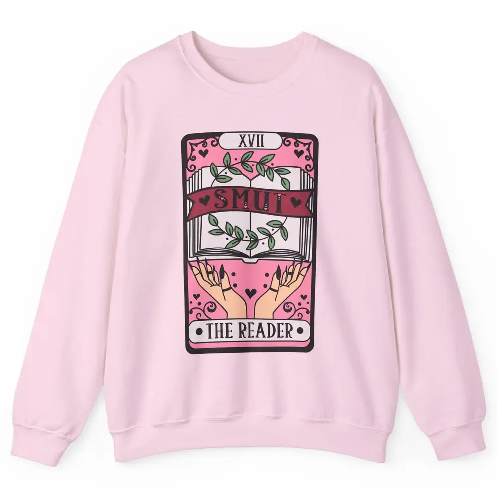 Retro Smut The Reader Tarot Card Halloween Book Lovers Unisex Crewneck Sweatshirt
