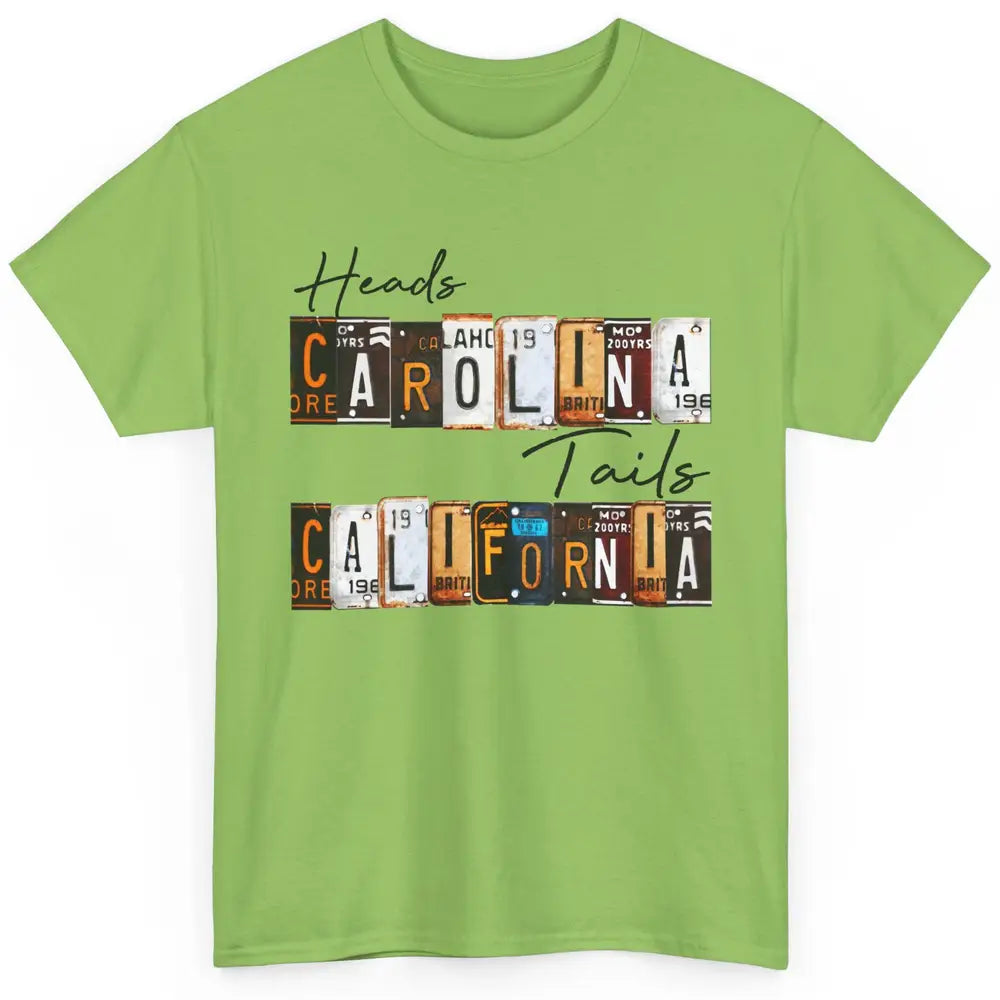 Vintage Heads Carolina Tail California Western Country Gift Classic Unisex T-Shirt