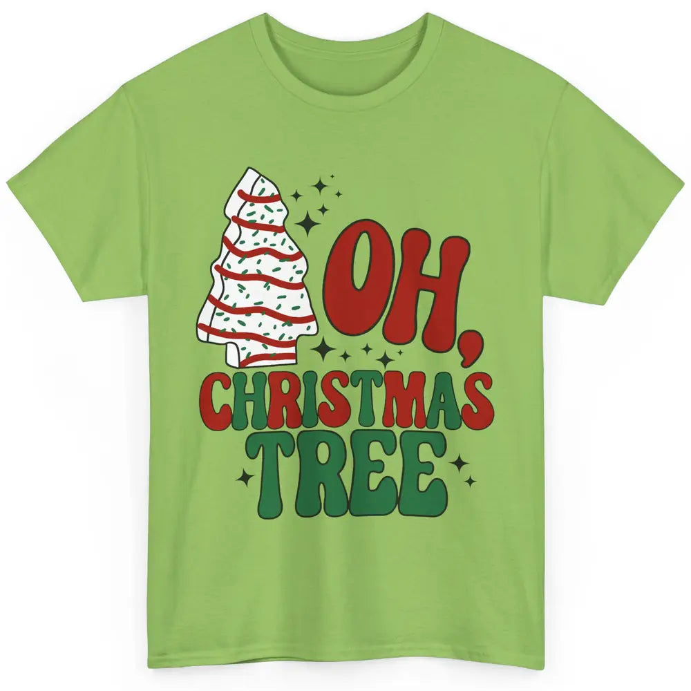 Oh Christmas Tree Cakes Tis The Season Christmas Cake Lovers Classic Unisex T-Shirt