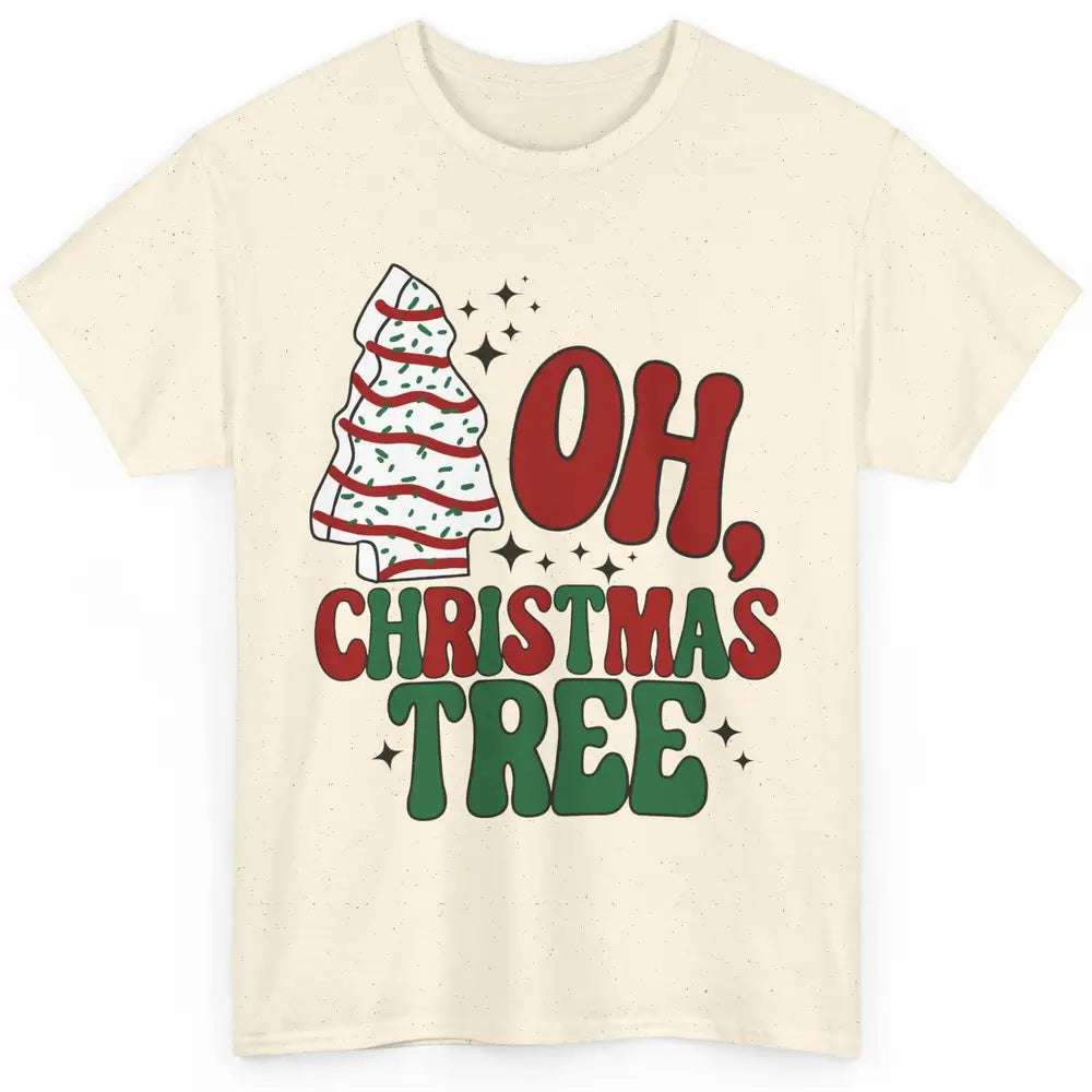 Oh Christmas Tree Cakes Tis The Season Christmas Cake Lovers Classic Unisex T-Shirt