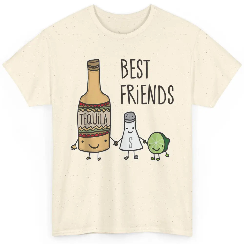 Best Friends Tequila Salt Lime Margarita Drink Wine Pun Joke Classic Unisex T-Shirt