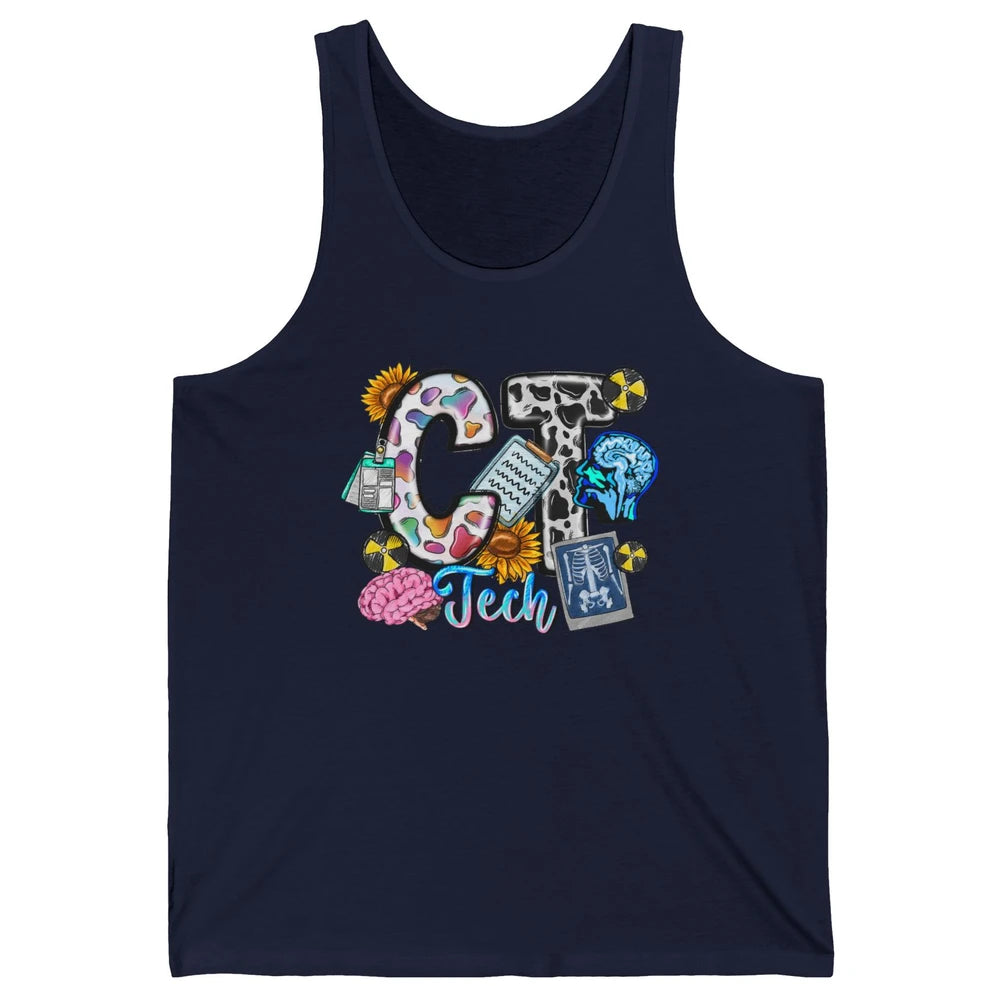 CT Tech Computed Tomography Tech Radiology Technologist Unisex Jersey Tank