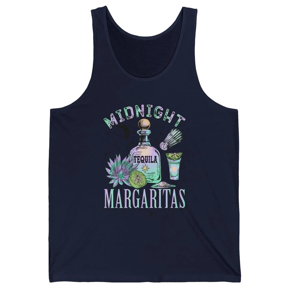 Midnight Tequila Margaritas Lime Tequila Drink Magic Witches Unisex Jersey Tank