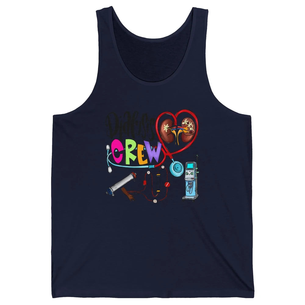 Kidney Dialysis Crew Dialysis Tech Nephrology Hemodialysis Unisex Jersey Tank
