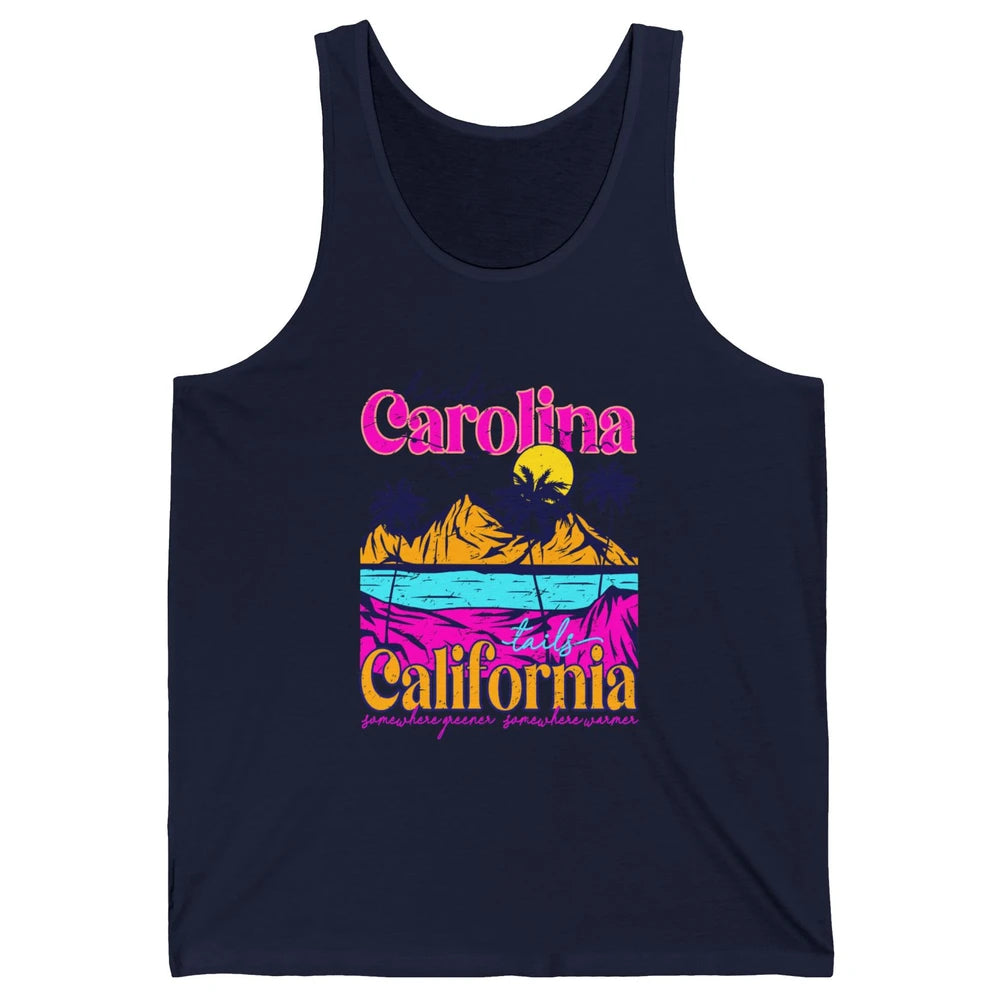 Heads Carolina Tail California Western Summer Beach Paradise Unisex Jersey Tank