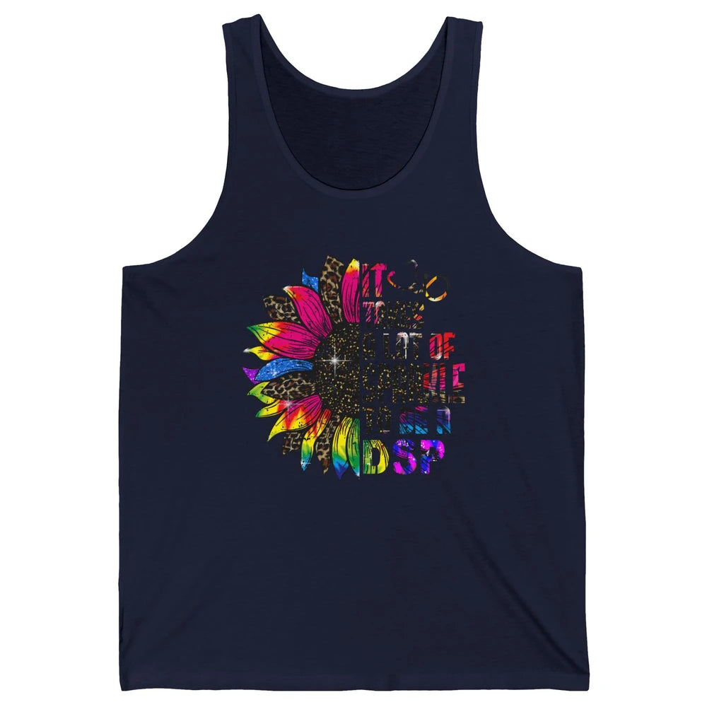 Sunflower DSP Take Sparkle To Be Direct Support Professional Unisex Jersey Tank