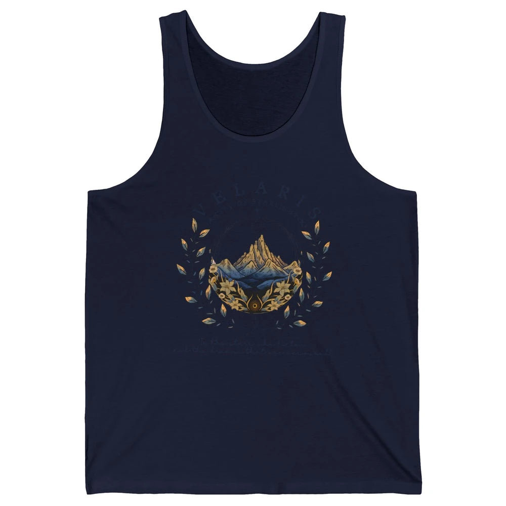 Night To The Stars Who Listen And Dreams That Are Answered Unisex Jersey Tank