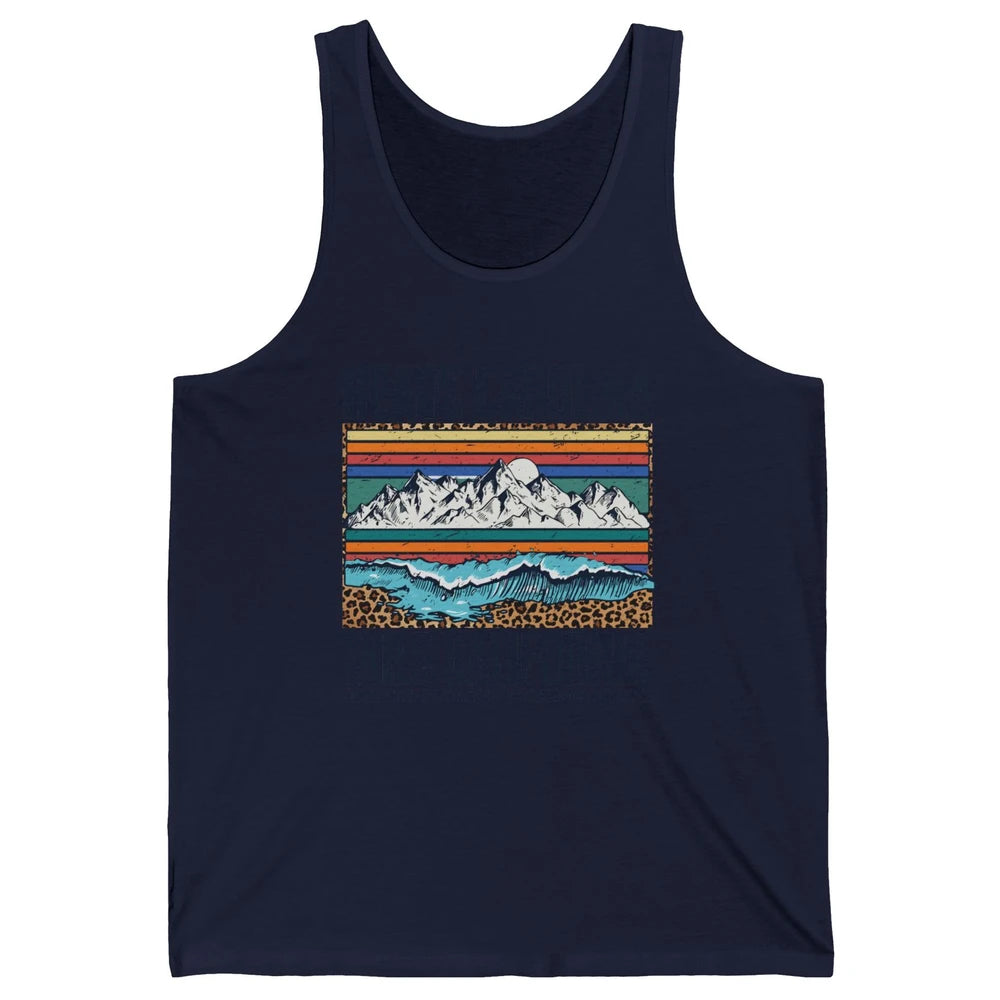 Vintage Heads Carolina Tail California Summer Beach Paradise Unisex Jersey Tank