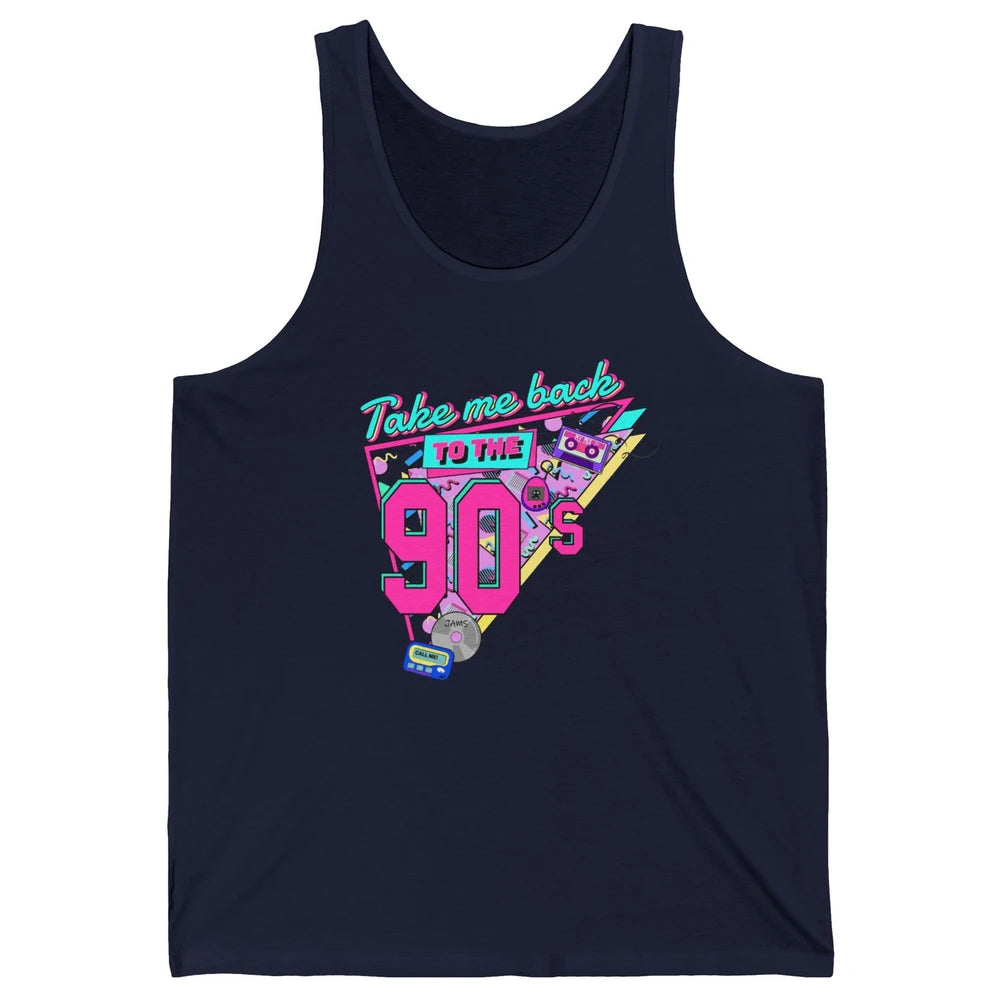 Retro 90s Take Me Back To The 1990s Cassette Made In The 90s Unisex Jersey Tank