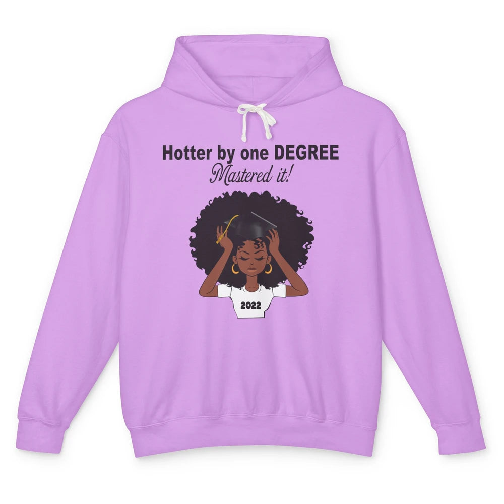 2022 Graduation Gift Mastered It Black And Educated Senior Unisex Lightweight Hoodie