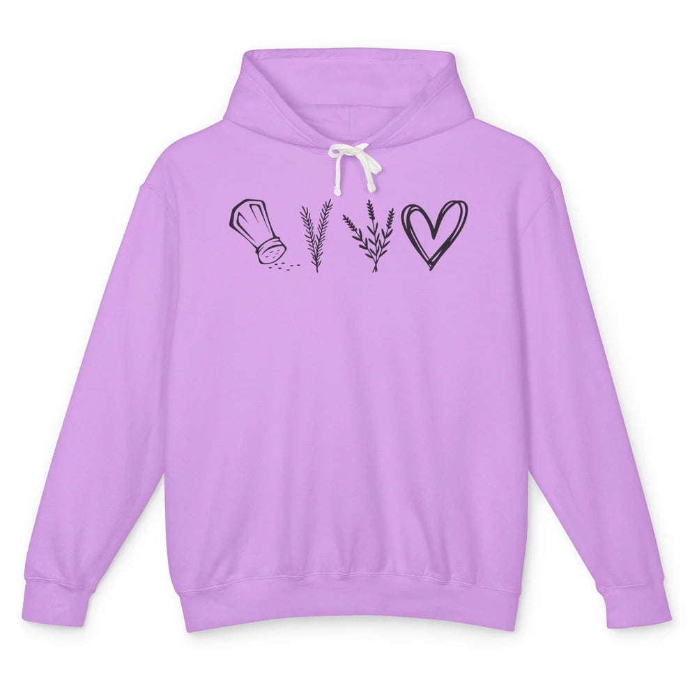 Practical Magic Witch Salt Rosemary Lavender Love Gardening Unisex Lightweight Hoodie