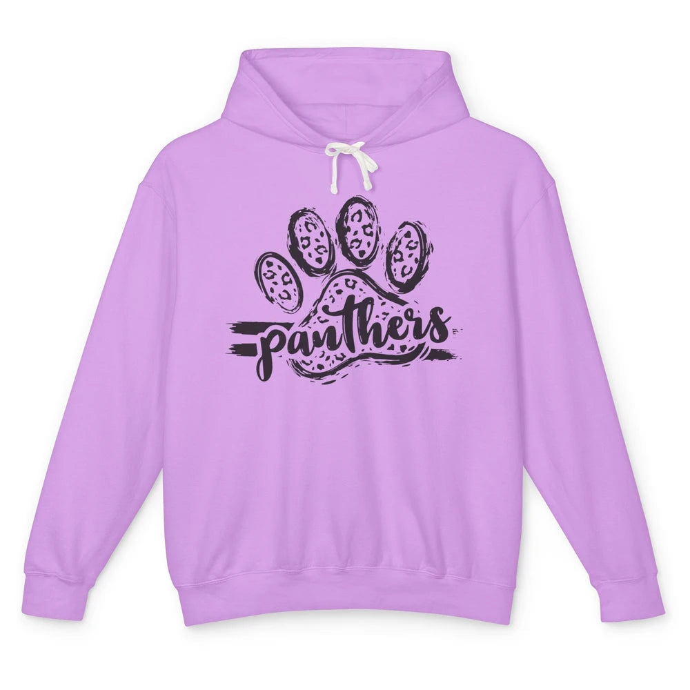 Panthers Paw Leopard Dog Mom Paw Cat Dog Lovers Gift Unisex Lightweight Hoodie
