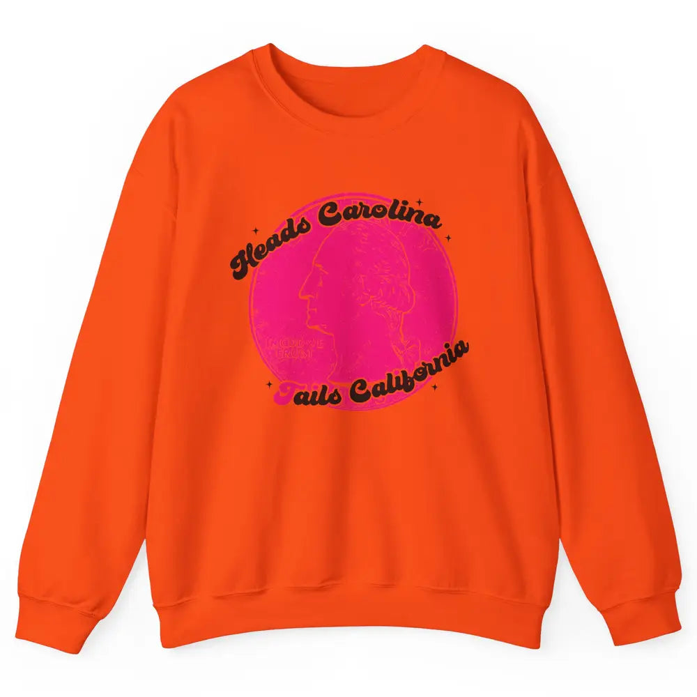 Vintage Heads Carolina Tail California Western Country Unisex Crewneck Sweatshirt