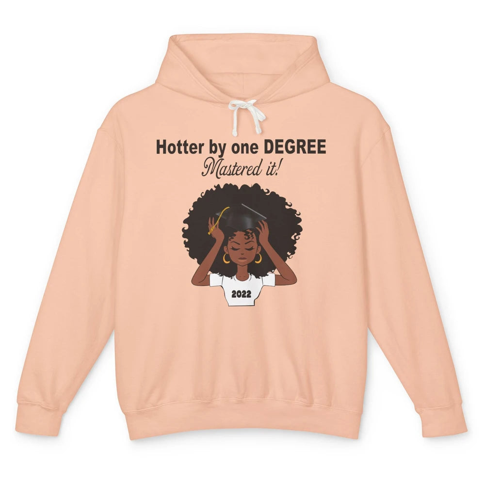 2022 Graduation Gift Mastered It Black And Educated Senior Unisex Lightweight Hoodie