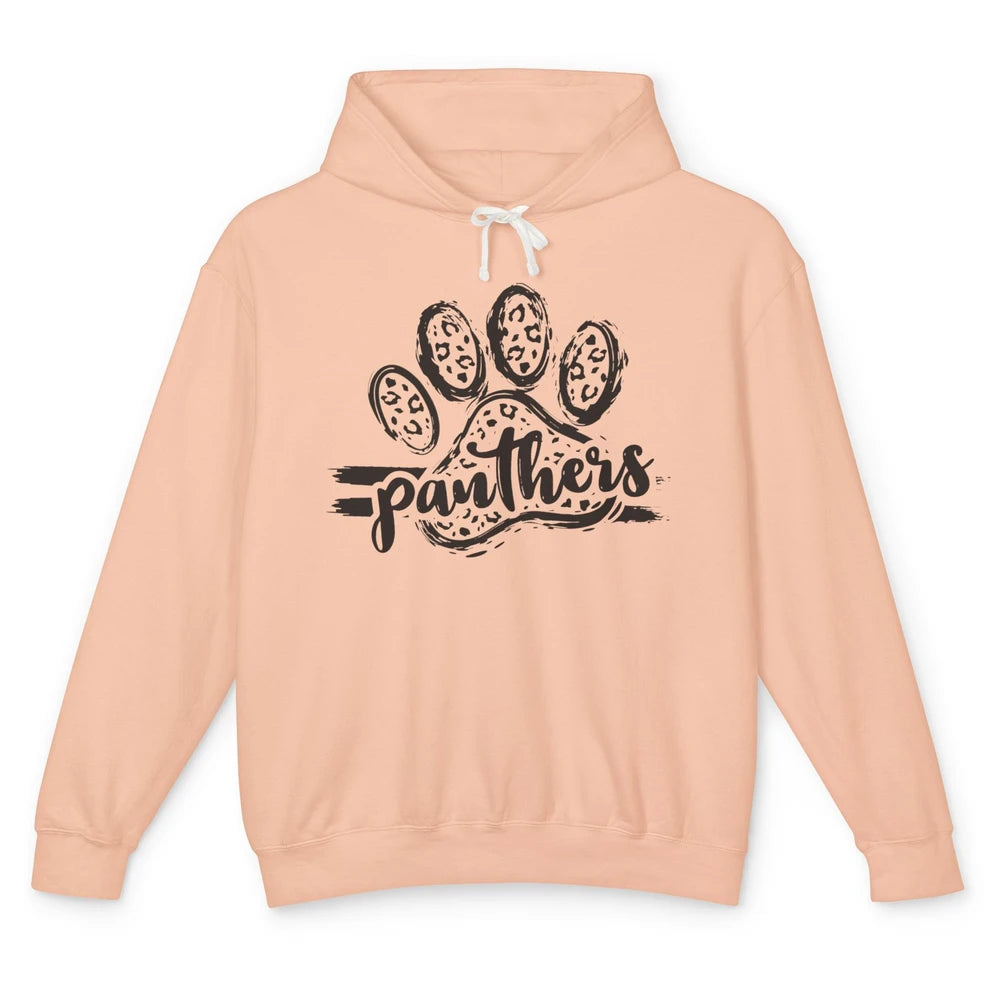 Panthers Paw Leopard Dog Mom Paw Cat Dog Lovers Gift Unisex Lightweight Hoodie