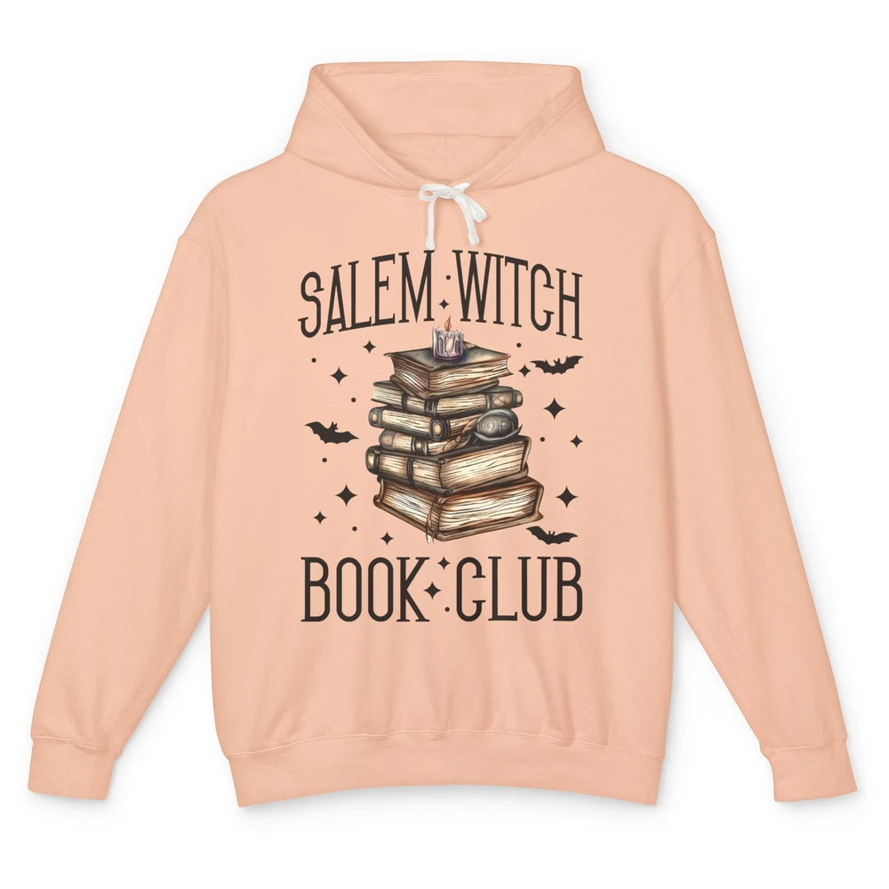 Retro Halloween Salem Witch Book Club Booknerd Reading Lover Unisex Lightweight Hoodie