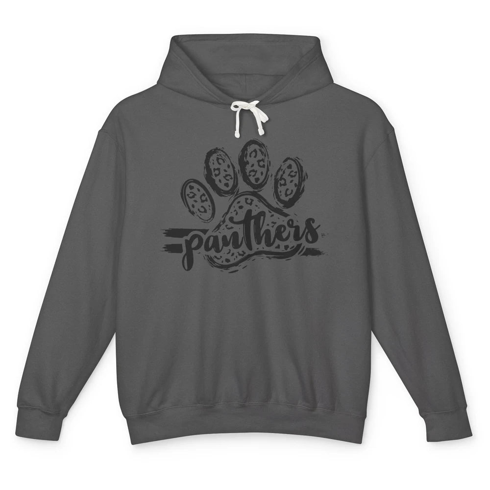 Panthers Paw Leopard Dog Mom Paw Cat Dog Lovers Gift Unisex Lightweight Hoodie