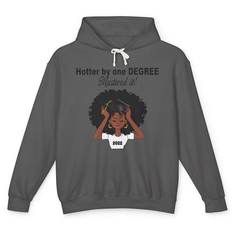 2022 Graduation Gift Mastered It Black And Educated Senior Unisex Lightweight Hoodie