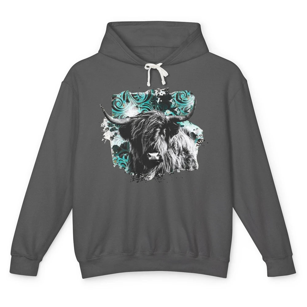 Highland Cow Western Country Cow Darling Highland Cow Lovers Unisex Lightweight Hoodie