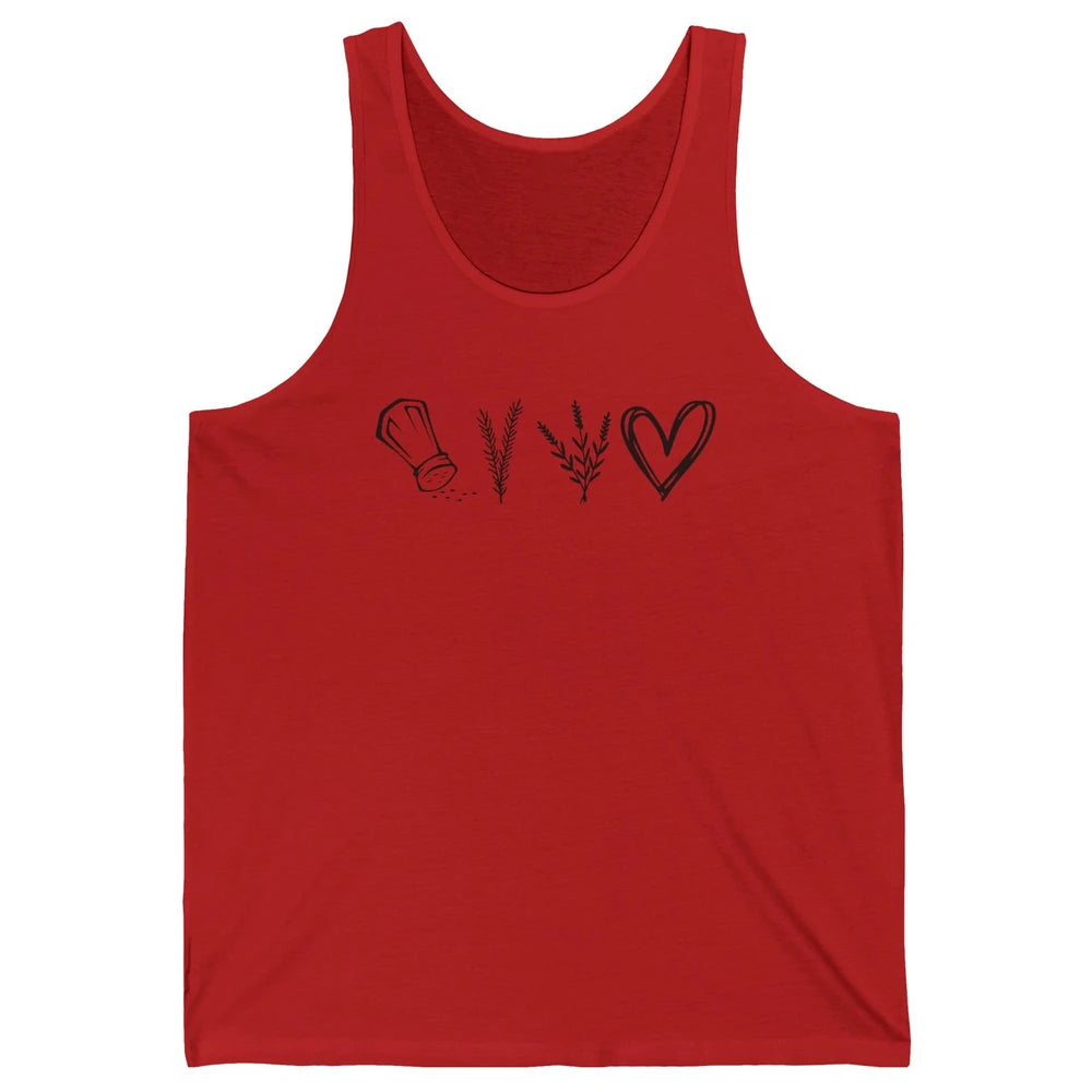 Practical Magic Witch Salt Rosemary Lavender Love Gardening Unisex Jersey Tank