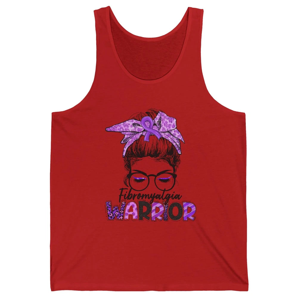Fibromyalgia Warrior Strong Women Fibromyalgia Awareness Unisex Jersey Tank
