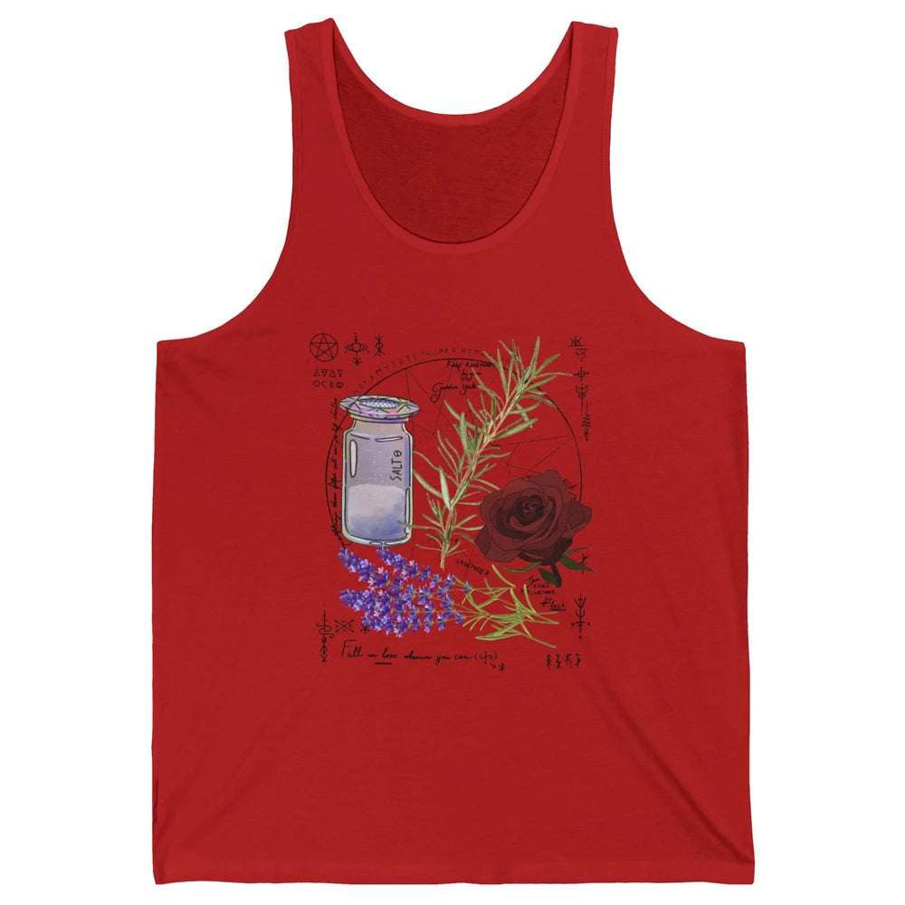 Practical Magic Gardening Card Gardeners Plant Lovers Gift Unisex Jersey Tank
